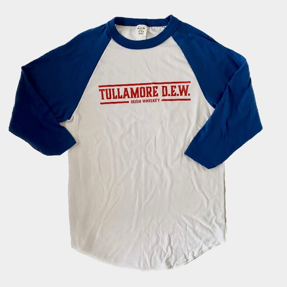 Tullamore Dew 3/4 Sleeve Baseball Tee (unisex M)